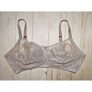 Wacoal 40DD Beige Lace Full Coverage Bra Style #852186